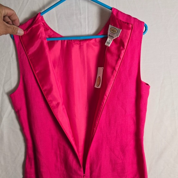 Talbots NWT Women's Pink‎ Sleeveless Knee Length Career Dress - Picture 3 of 9